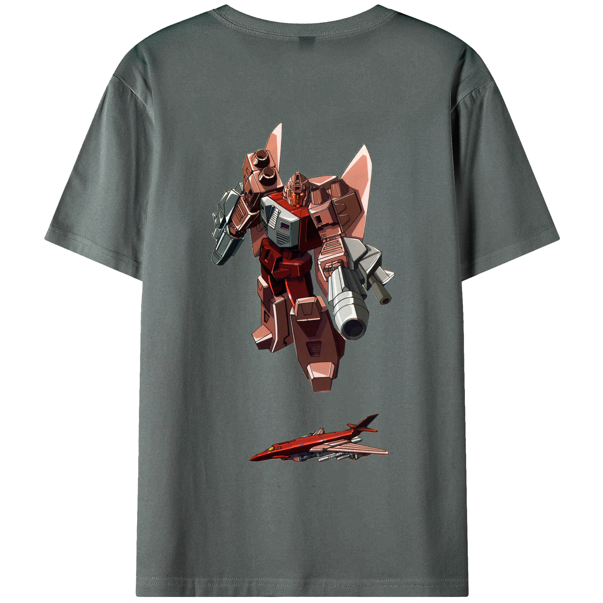 （画像用）  綿100％ メンズ半袖Tシャツ（バックプリント） 通気性